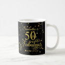 Search for black and gold birthday mugs Glitter