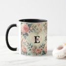Search for vintage heart mugs Floral