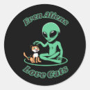 Search for alien cat stickers Cute