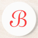 Search for plain white coasters Red