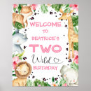 Search for jungle birthday party posters Girl