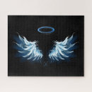 Search for angel wings puzzles Blue