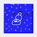 Search for kids art magnets Snowman