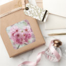 Recherche de belle illustration de fleurs autocollants Fleur rose