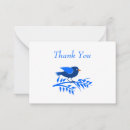 Search for birds horizontal note cards Blue