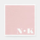 Search for blush pink wedding napkins Modern