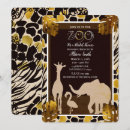 Search for zoo bridal shower invitations Giraffe