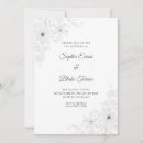 Search for white flowers wedding invitations Pretty