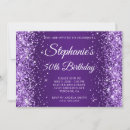 Search for purple bling invitations Glam