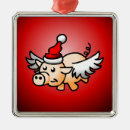 Search for flying santa ornaments Funny