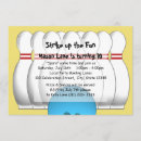 Recherche de goupilles de bowling invitations Enfants