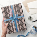 Search for black lace wrapping paper Chic