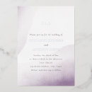 Search for lavender and silver wedding invitations White