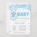 Search for snowflakes baby boy shower invitations Baby its cold outside