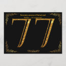 Search for 77th birthday invitations Elegant