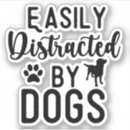 Recherche de distrait autocollants Amoureux des chiens
