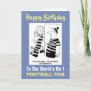 Search for football fan birthday cards Cartoon