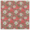 Search for red strawberries fabric Summer