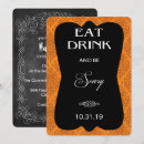 Search for damask halloween invitations Orange