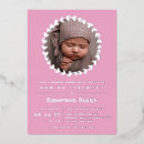 Recherche de couronne rose invitations Petite fille
