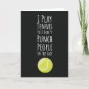 Search for funny tennis cards Sports