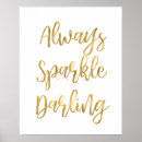Search for glitzy posters Chic