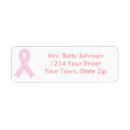 Search for breast cancer return address labels Awareness