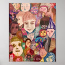Recherche de paix monde posters Coloré