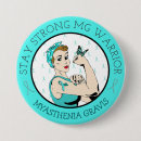 Search for stay strong buttons Warrior