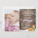 Recherche de snowflakes 1ans anniversaire invitations Hiver onederland