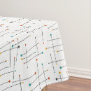 Search for teal and orange tablecloths Mid century modern