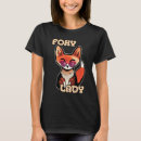 Search for foxy lady tshirts Cute fox
