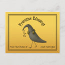 Search for primitive crows postcards Country