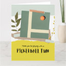 Recherche de voleur vœux cartes Pickball