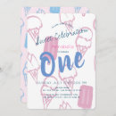 Search for pastel ice cream birthday invitations Cute