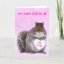 Search for squirrel valentines day cards Pun
