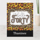 Search for animal print birthday cards Leopard
