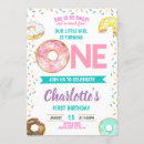 Recherche de donut 1st birthday invitations Mignon