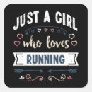 Search for run girl stickers Birthday
