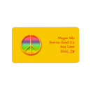 Search for peaceful return address labels Lovely