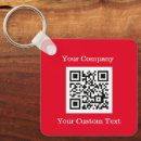 Search for red logo keychains Qr code