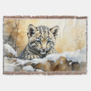 Search for the snow leopard blankets Winter