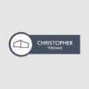 Search for navy blue name tags Real estate