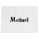 Search for name gift bags Black