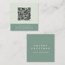 Search for mint business cards Contemporary