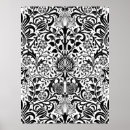Search for damask grey posters Black and white
