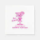 Recherche de martini serviettes Fête d'anniversaire
