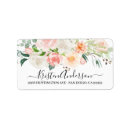 Search for peony wedding return address labels Elegant