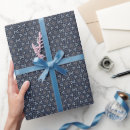 Search for midnight blue wrapping paper Floral