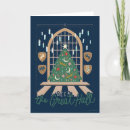 Search for harry potter holiday cards Hogwarts
